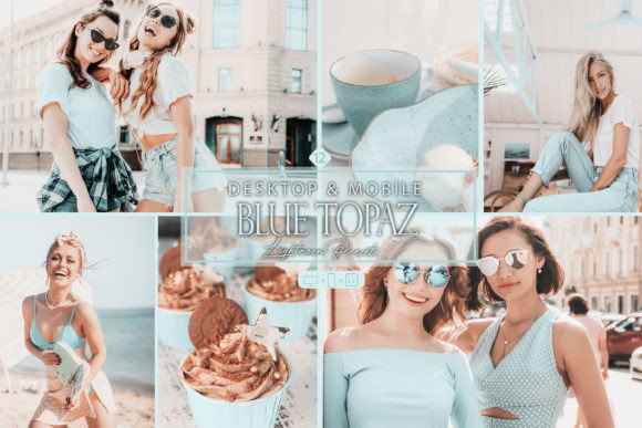 Download 12 Blue Topaz Lightroom Presets, Brown - Premium Resources