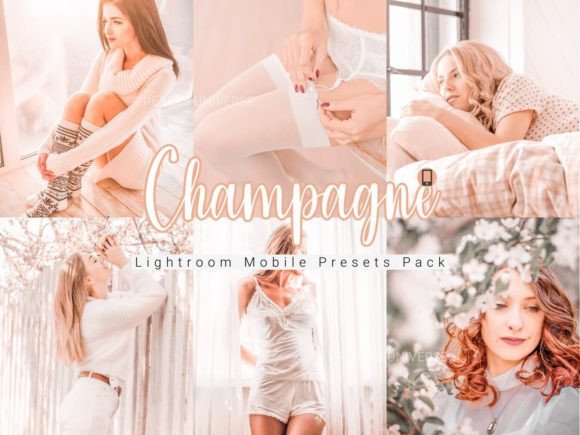 Download 10 Champagne Lightroom Mobile Presets - Mobile presets Collection