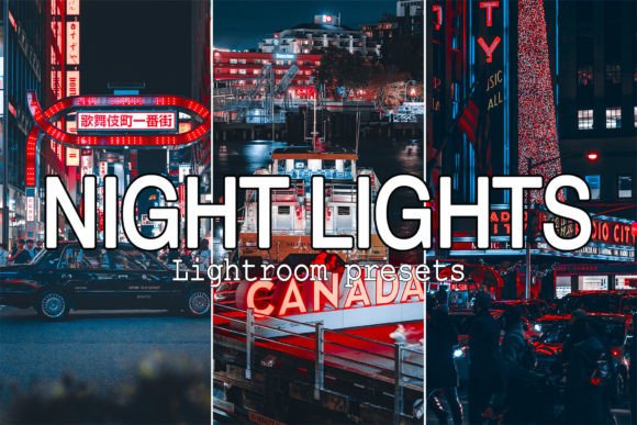 Download 9 Night Lights Lightroom Mobile Presets - Mobile presets Collection