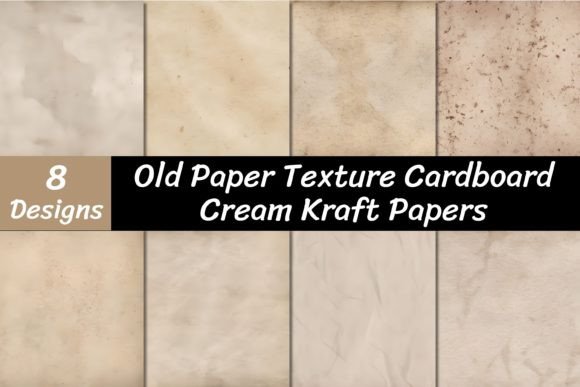 Download Cream Recycled Kraft Paper Textures - Cream Collection
