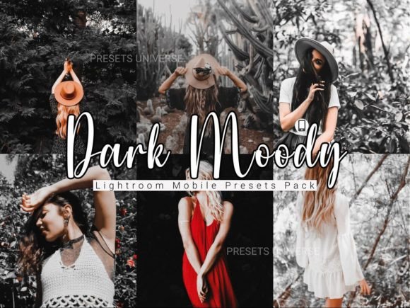 Download 10 Dark &amp; Moody Lightroom Mobile Presets - Mobile presets Collection