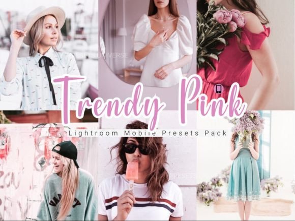 Download 10 Trendy Pink Lighroom Mobile Presets - Mobile presets Collection